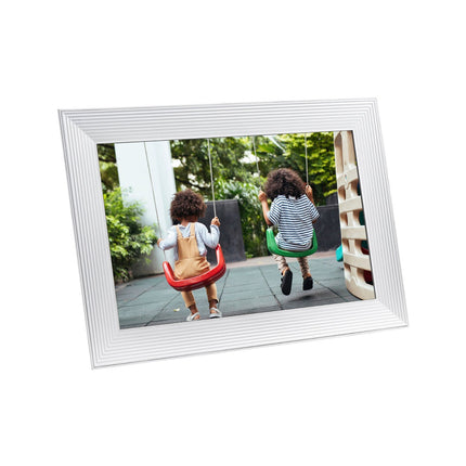 Aura Carver Luxe 10.1'' LCD Wi-Fi Digital Photo Frame - Sea Salt