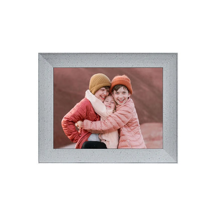 Open Box - Aura Mason Luxe 9.7" Wi-Fi Digital Photo Frame (AF700WHT) - Sandstone