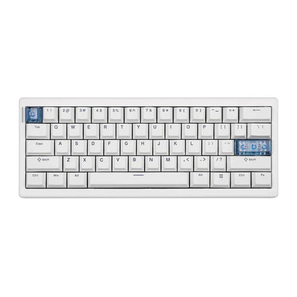 CIDOO QK61 V2 VIA-Programmable 60% Gasket Structure Wired/2.4GHz Wireless/Bluetooth Compact Keyboard with South-Facing LED
