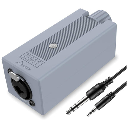 Donner EM1 Rechargeable Portable in-Ear Monitor Amplifier Analog Headphone Amplifier Stereo Headphone Earphone Amp Volume Control Audio Booster with X