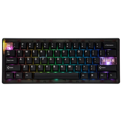 MechLands CIDOO QK61 V2 VIA Programmable 60% Compact Keyboard, USB-C/BT5.0/2.4Ghz Wireless, Hot Swappable Custom Mechanical Keyboard with Gasket Mount