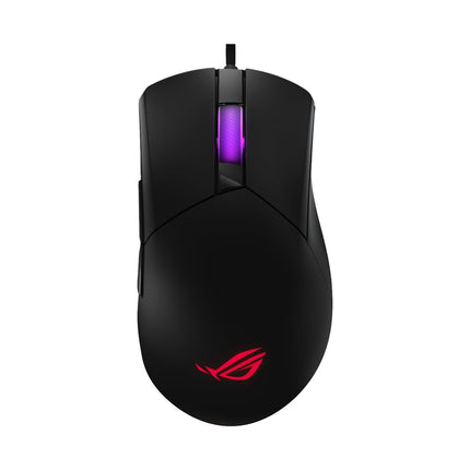 ASUS ROG Gladius III Core Gaming Mouse, Ergonomic, 12000 DPI Optical Sensor, ROG Micro Switches, Push-Fit Switch Socket, 5 Memory Profiles, Aura Sync 