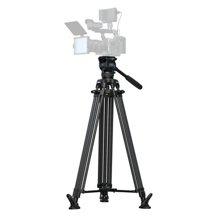 SmallRig 84''/214cm FreeSpeed Carbon Fiber Counterbalance Video Tripod, Heavy-Duty Camera Tripod with 6-Step Counterbalance, 4-Level Tilt/Pan Damping,