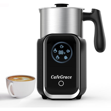 CafeGrace Automatic Countertop Milk Frother Hot Froth & Cold Froth 600mL 550W