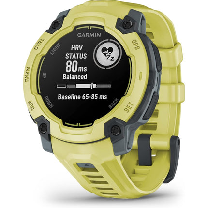 Garmin Instinct E 45mm Bluetooth Rugged GPS Smartwatch - Electric Lime