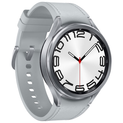 Refurbished (Excellent) - Samsung Galaxy Watch6 Classic 47mm GPS + Wi-Fi Smartwatch - Silver