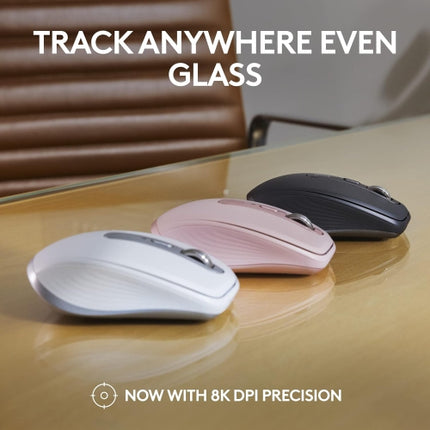 Logitech MX Anywhere 3S Wireless Compact Darkfield Mouse for Mac - Pale Grey