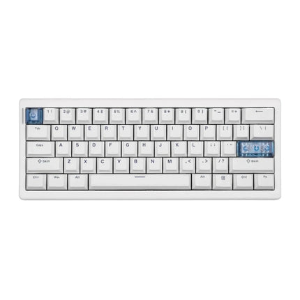 CIDOO QK61 V2 VIA-Programmable 60% Gasket Structure Wired/2.4GHz Wireless/Bluetooth Compact Keyboard with South-Facing LED