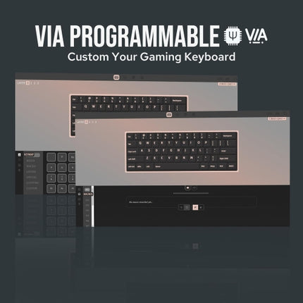 MechLands CIDOO QK61 V2 VIA Programmable 60% Compact Keyboard, USB-C/BT5.0/2.4Ghz Wireless, Hot Swappable Custom Mechanical Keyboard with Gasket Mount