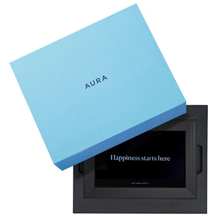 Open Box - Aura Carver 10.1" Wi-Fi Digital Photo Frame (AF900) - Gravel