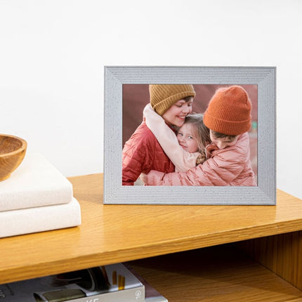 Aura Mason Luxe 9.7" Wi-Fi Digital Photo Frame (AF700WHT) - Sandstone