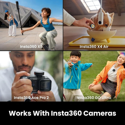 Insta360 Mic Pro (1 TX + 1 RX), Wireless Mini Lavalier Microphone
