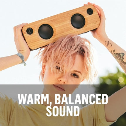 Open Box - House of Marley Get Together Mini Wireless Portable Bluetooth Audio Speaker - Signature Black