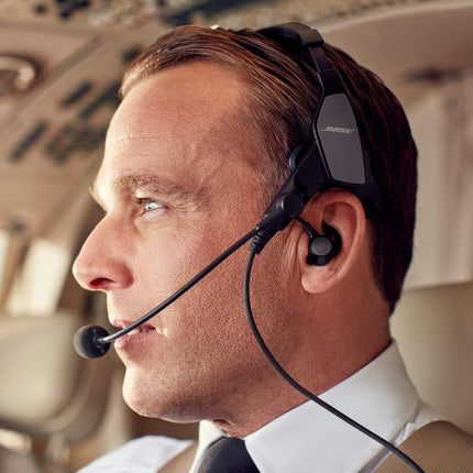Open Box – Bose ProFlight Series 2 Aviation Headset with Bluetooth & Dual-Plug Cable – Black