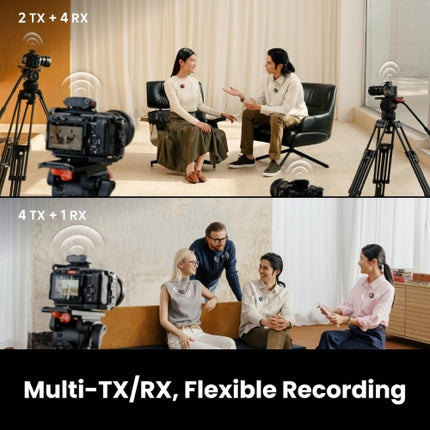 Insta360 Mic Pro (2 TX + 1 RX + Charging Case), Wireless Mini Lavalier Microphone for iPhone/Camera/Android, Video Recording, Vlogging, Bluetooth, Cus