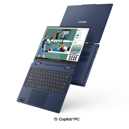 Lenovo IdeaPad 5a 14" IPS 2-in-1 Laptop - Ryzen AI 7 445 - 32GB - 1TB SSD - Radeon 840M - Cosmic Blue