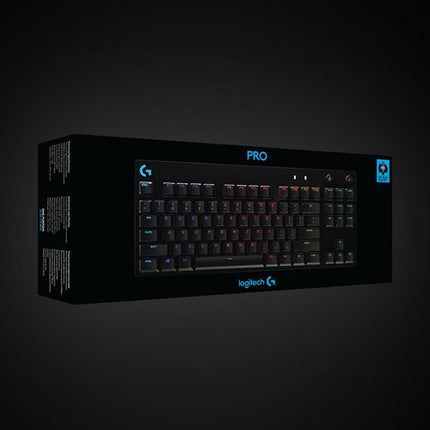 Brand New - Logitech G Pro Backlit Mechanical GX Blue Clicky Gaming Keyboard