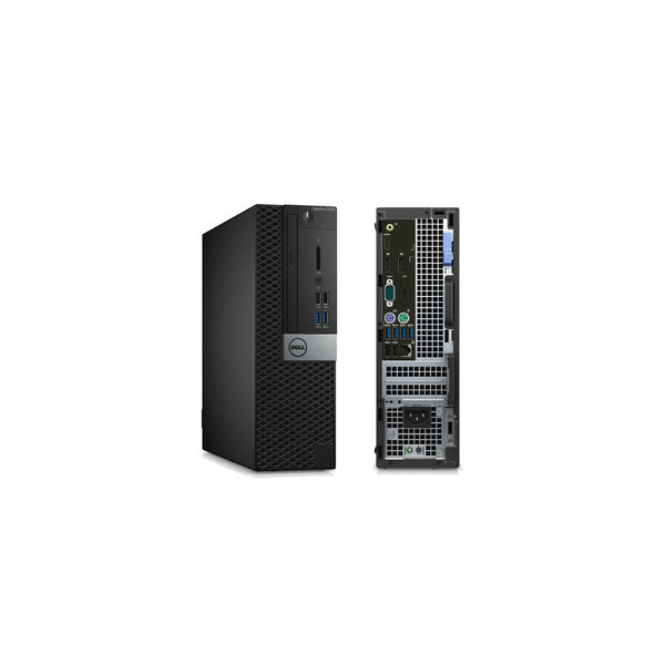 Refurbished (Good) - Dell OptiPlex 5050 SFF Desktop PC – Intel Core i5-6500 6th Gen, 8GB RAM, 256GB SSD, Windows 11, Wi-Fi – Black
