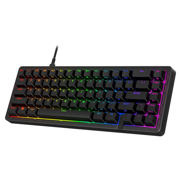 HyperX Origins 2 65 – Gaming Keyboard, PC, Swappable Housing, Hotswap Switches, High Profile, 65% Layout, 8k Polling, Adjustable Angle, Mechanical Switches