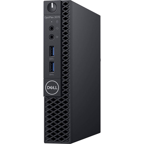 Refurbished (Good) - Dell OptiPlex 3070 MFF Micro Desktop PC | 3.1Ghz Intel Core  i3-9100 (9th Gen)  | 8GB RAM | 256GB SSD | WiFi | Windows 11 Pro