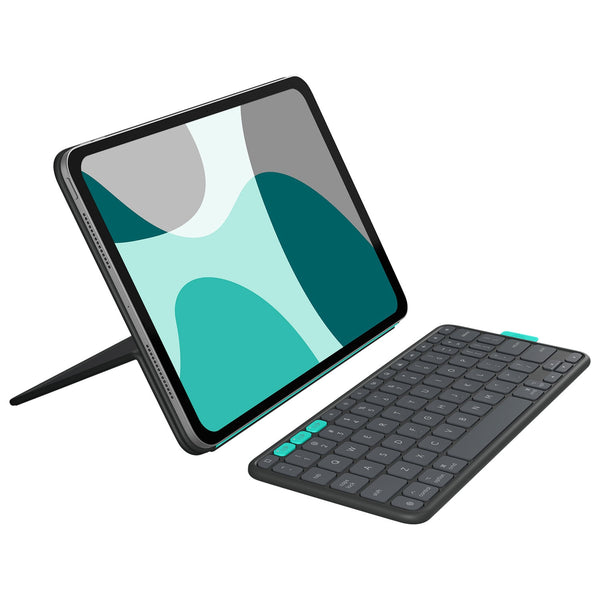 Logitech Flip Folio Keyboard Case for iPad Pro 11-inch (M4 & M5), iPad Air 11-inch (M2, M3 & M4), iPad Air (5th gen - 2024) - Graphite (920-013369)