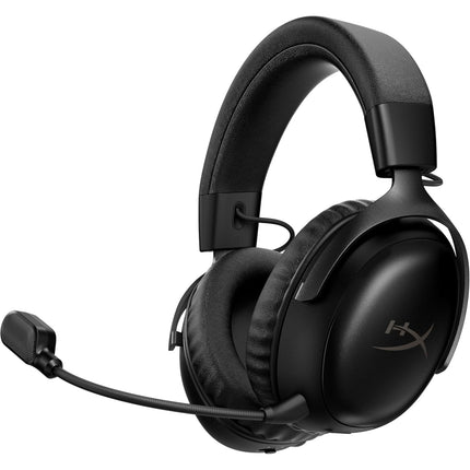 HyperX Cloud III S Wireless Gaming Headset – 2.4GHz & Bluetooth, Up to 200H Battery, 53mm Angled Drivers, Detachable Mic