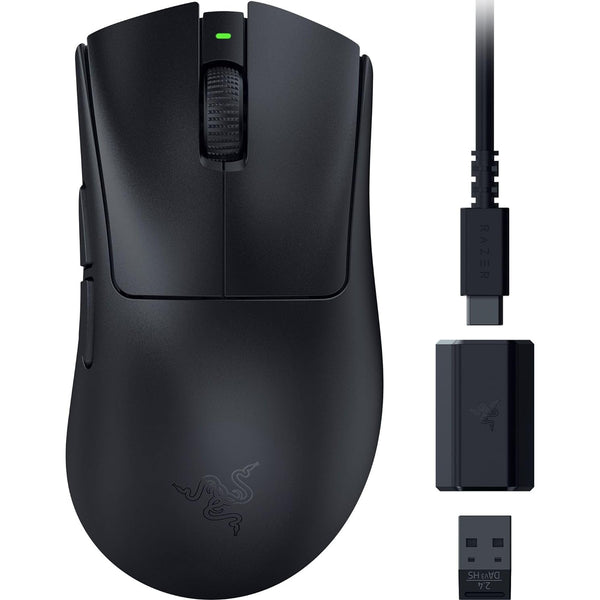 Razer DeathAdder V3 HyperSpeed Wireless Gaming Mouse – 55g Lightweight, 26K Sensor
