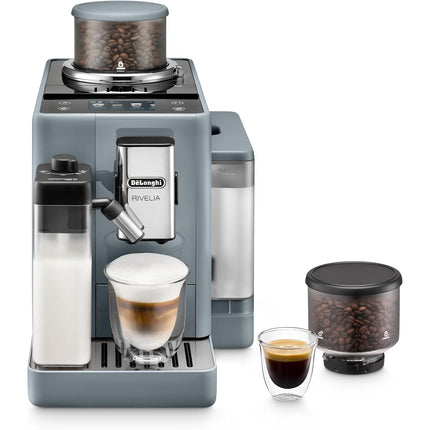 Refurbished (Excellent) - De'Longhi Rivelia Fully Automatic Espresso Machine Bean-to-Cup with Automatic Milk System - Gr
