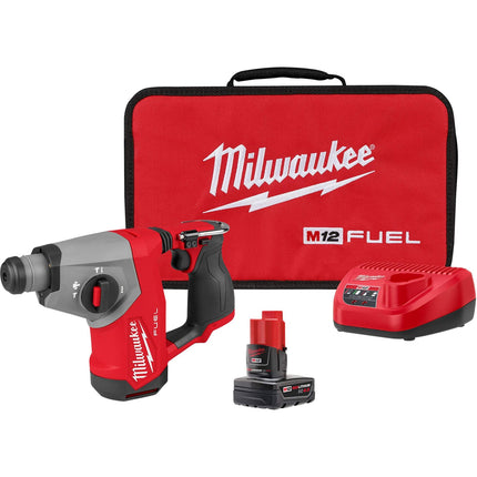 Milwaukee 2508-21XC - M12 FUEL™ 5/8” SDS Plus Rotary Hammer Kit