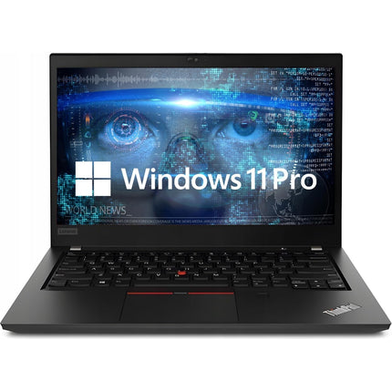 Refurbished (Excellent) - Lenovo ThinkPad T490 14" Business Laptop (Intel Core i5-8365U/16GB/512GB SSD/Windows 11 Pro) -