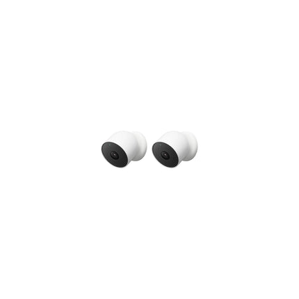 Google Nest Cam Wire-Free Indoor/Outdoor Security Camera - 2 Pack - White