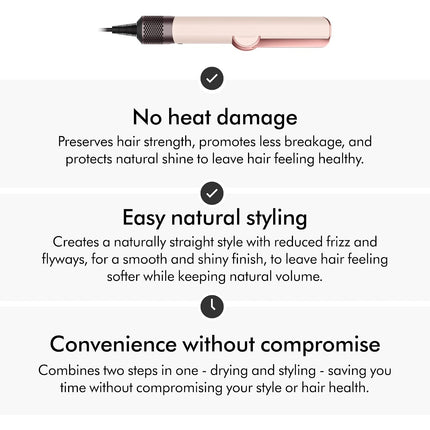 Dyson Airstrait Wet-to-Dry Straightener with Omega Hydrating Hair Oil