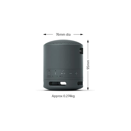 Open Box - Sony XB100 Portable Bluetooth Speaker – Black