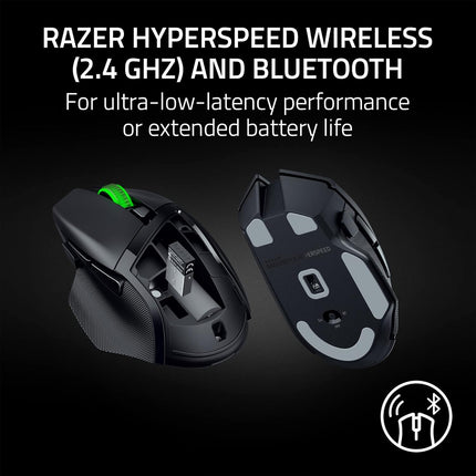 Razer Basilisk V3 X HyperSpeed Wireless Gaming Mouse – 18K Optical Sensor, 285Hr Battery, Chroma RGB – Black