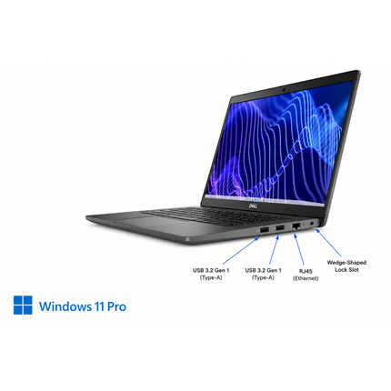 Refurbished Good - Dell Latitude 3440 14" Business Laptop - Intel Core i5-1335U - 16GB DDR4 - 256GB SSD - Windows 11 Pro