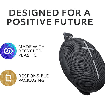 Open Box - Ultimate Ears MINIROLL Waterproof Bluetooth Wireless Mini Portable Speaker