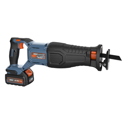 SENIX X2 20V Max* Cordless Reciprocating Saw, Brushless (4.0 Ah Battery & Charger Included)