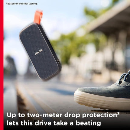 SanDisk 1TB Portable SSD - Up to 800MB/s, USB-C, USB 3.2 Gen 2, Updated Firmware - External Solid State Drive - SDSSDE30