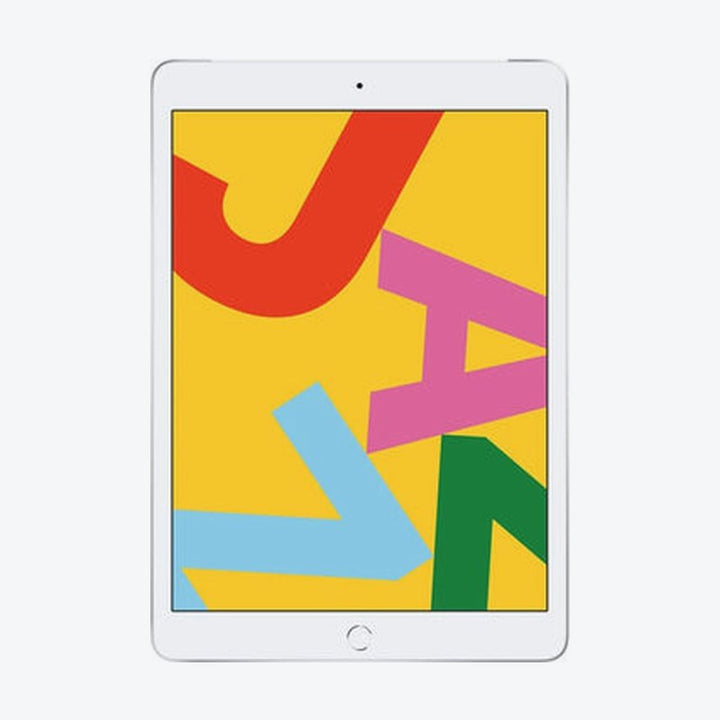 Refurbished (Excellent) - Apple iPad 10.2" 128GB with Wi-Fi & Cellular (7th Generation) - Silver