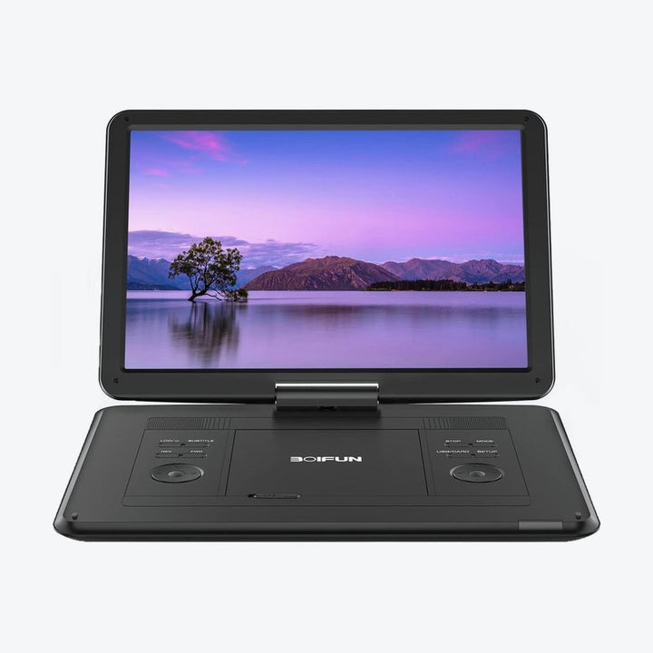 Boifun 17.5" Portable DVD Player with 15.6" Large HD Screen, Black