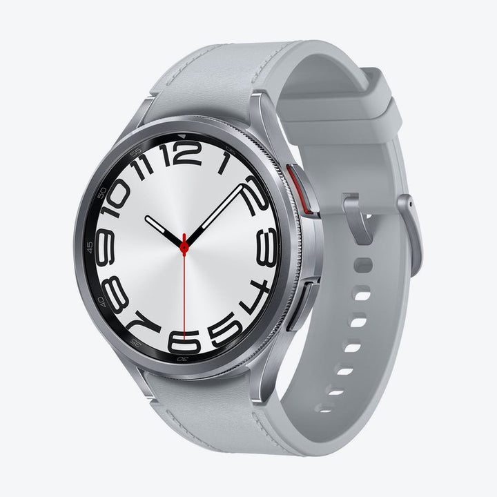 Refurbished (Excellent) - Samsung Galaxy Watch6 Classic 47mm LTE + GPS Smartwatch - Silver