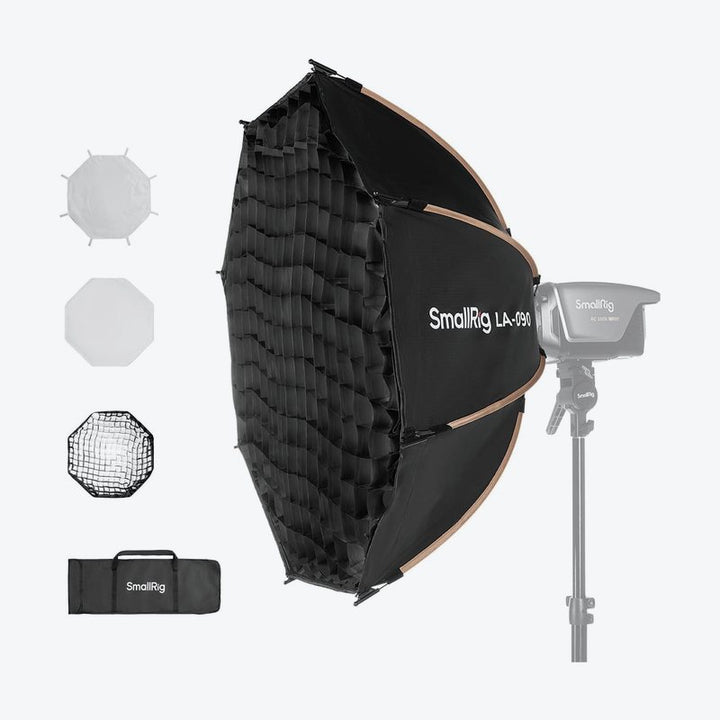 SmallRig 35"/90cm Softbox LA-O90 Quick Release Octagon Soft Box for Bowens Mount COB Lights for SMALLRIG for Neewer for Aputure for Godox - 4633