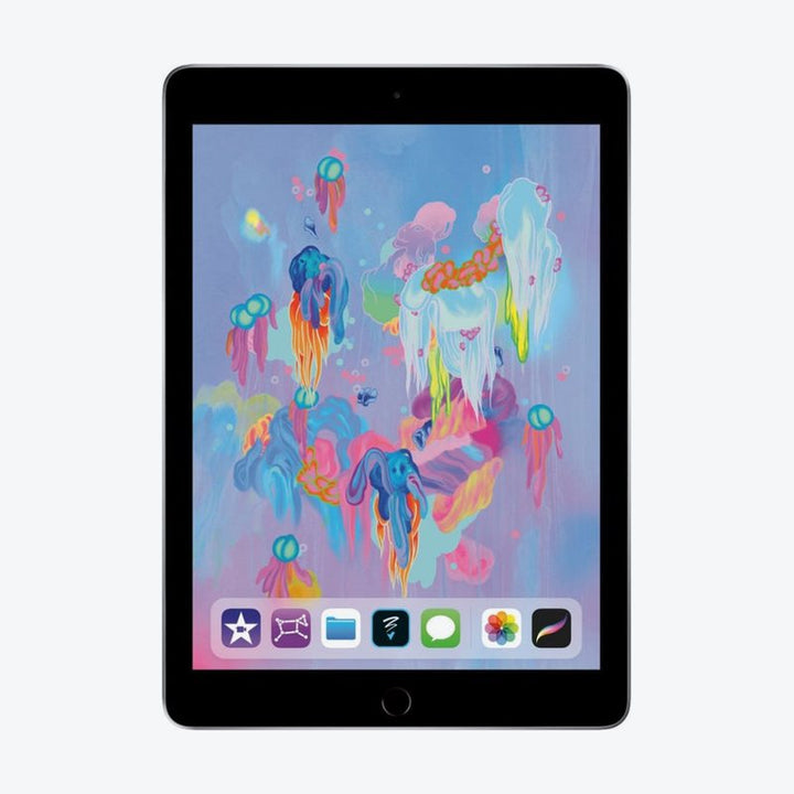 Refurbished (Excellent) - Apple iPad 9.7" 32GB with Wi-Fi & Cellular (6th Generation) - Space Gray
