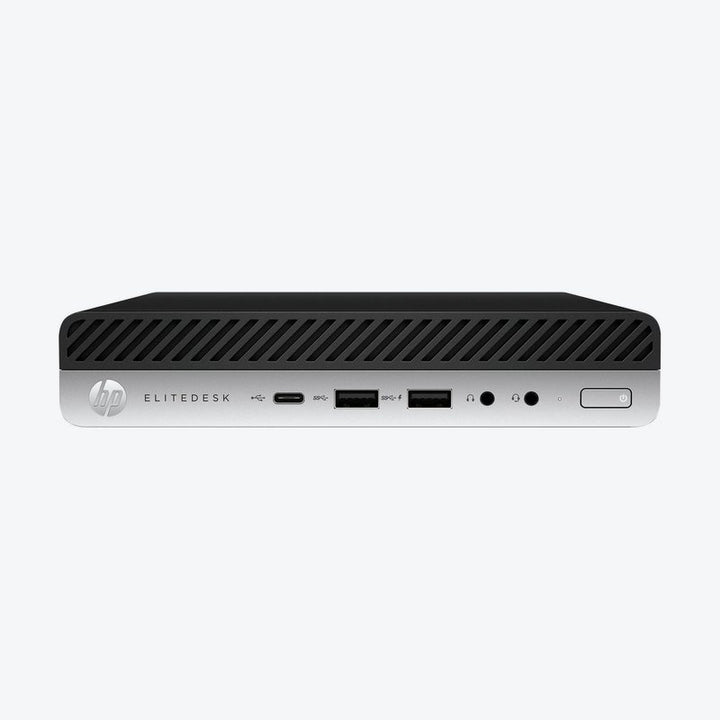 Refurbished (Excellent) - HP EliteDesk 800 G4 Mini Desktop - Intel Core i5-8500, 16GB Memory, 256GB SSD, Win 11 Pro + Wi-Fi