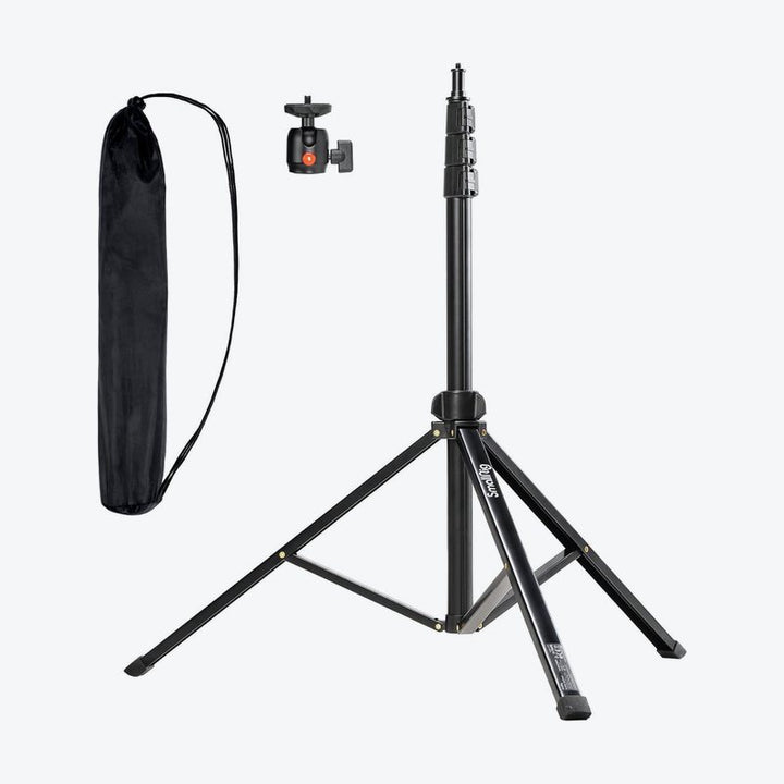 SMALLRIG 78.7"/ 200cm Light Stand Photography Tripod, Max Load 4kg, Compact Lightstand for Reflector, Ring Light, Small Softbox and COB Light, Umbrell