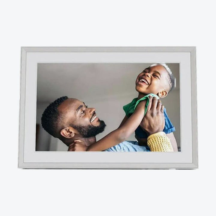 Open Box - Aura Carver 10.1" Wi-Fi Digital Photo Frame (AF900) - Clay with White Mat