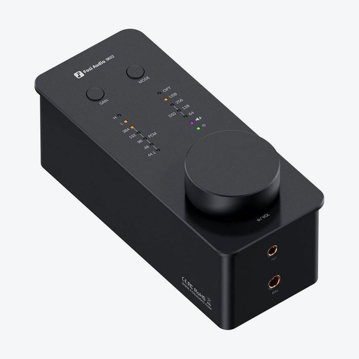 Open Box - Fosi Audio SK02 DAC Amp Desktop Amplifier USB C to AUX Digital to Analog Audio Converter Adapter Preamp Optical to 3.5mm 4.4mm Balanced Com