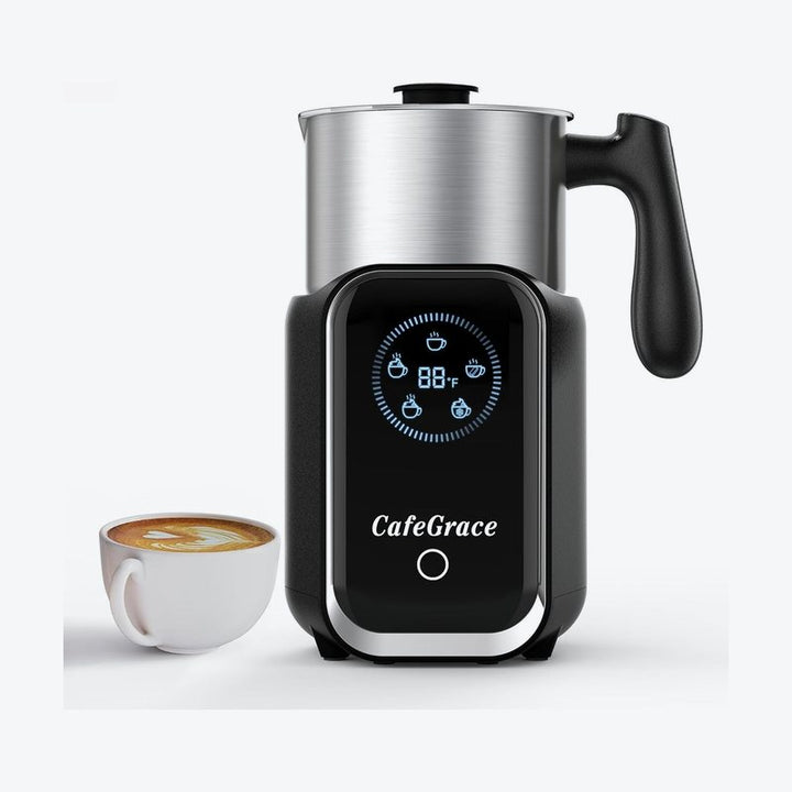 CafeGrace Automatic Countertop Milk Frother Hot Froth & Cold Froth 600mL 550W