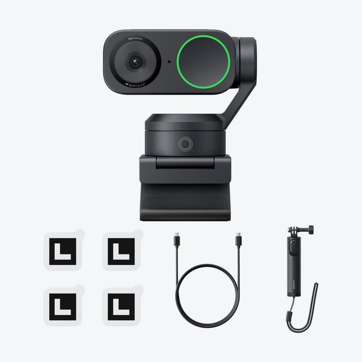 Insta360 Link 2 Tripod Bundle 2.0- PTZ 4K Webcam for PC/Mac