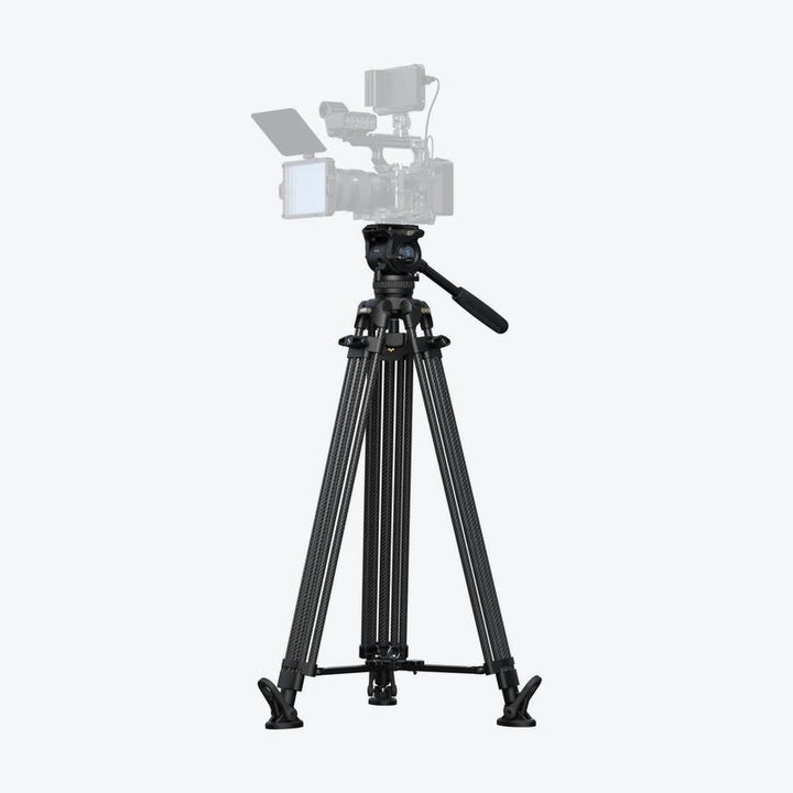 SmallRig 84''/214cm FreeSpeed Carbon Fiber Counterbalance Video Tripod, Heavy-Duty Camera Tripod with 6-Step Counterbalance, 4-Level Tilt/Pan Damping,